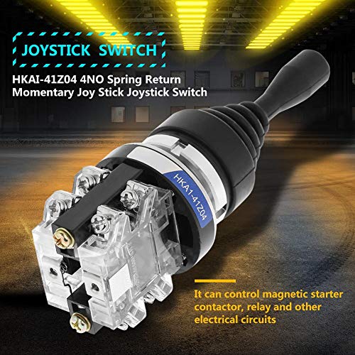 Momentary Joystick Swtich, 4 Position 4NO Joystick Switch Joystick Switch voor industriële controle van AC 50Hz en DC Circuits, industriële switchen 5