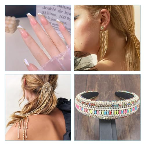 10M Rhinestone ketting voor het knutselen met imitatie parel voor sieraden maken vrouwen armband DIY Supplies 3