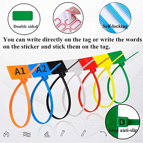 250 st Nylon Kabelbanden voor thuis en op kantoor 4