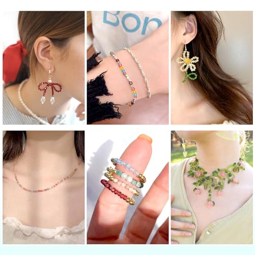 9 Strands 2mm ronde glazen kralen, kleine pony kralen, Facet kristalglas, Losse kralen voor doe-het-zelf ambachten, armbanden en sieraden maken 4