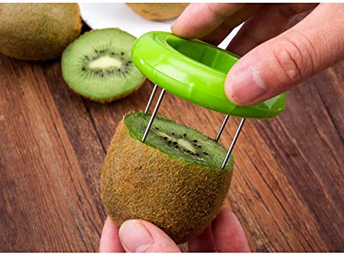 Kiwi roestvrij staal groenteschil fruit gepitte peeler keuken en 2 stuks Willekeurige kleur Snail Shape Siliconen Hangende theezak houder 3