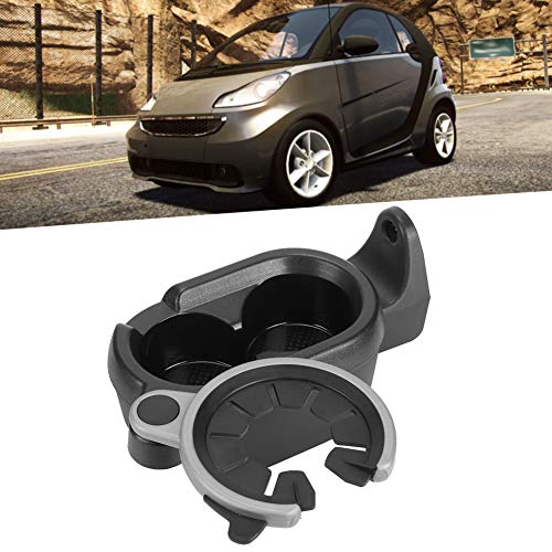 Cup houder Center Console Cup houder Cup houder ABS zwart A4518100370 Compatibel met Smart 451 en Later 04/2007