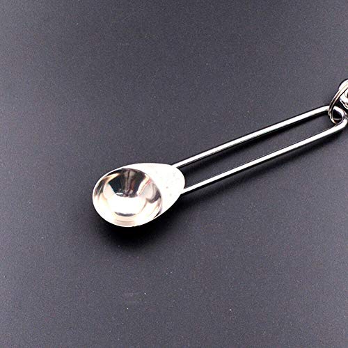 Roestvrij staal meten Lepels 5 st Roestvrij staal meten Lepels Set Metalen koken bakken Keuken 15ml, 10ml, 5ml, 2ml, 1ml 4