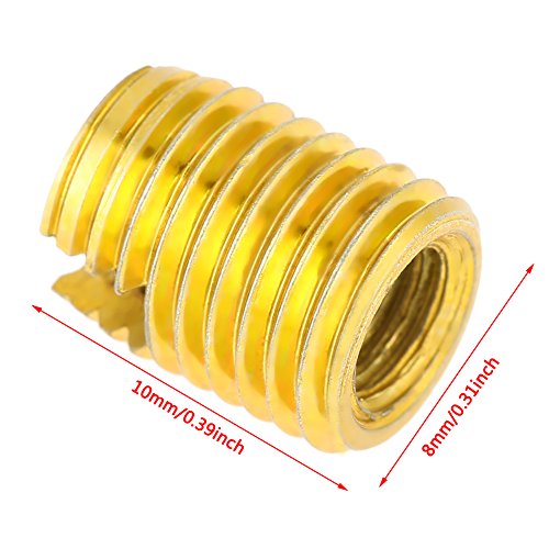 10 st M8 x M5 x 10 mm Auto-taraudeuses invoegt filetés Écrous 302 Type à fente 3