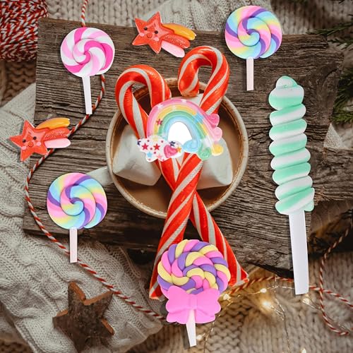 29 st. Candy Ornaments, DIY Plastic kunstmatige simulatie snoep decoratie voor telefoon Shell winkel Bulletin Board, Home Party Bruiloft Decor 3