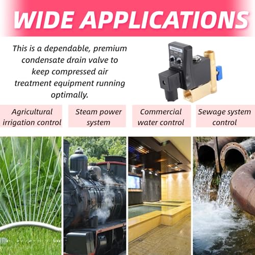 Automatische Drain Valve G1 / 2 DN15 Automatische Elektronische Drain Valve voor Air Compressor Condensatie (AC230V) 5