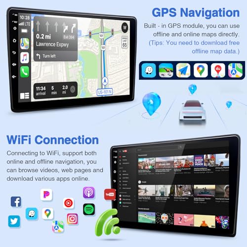 2G + 32G Android 13 autoradio voor Mercedes Benz A/B/V klasse B200 W245 W169 W639 W906 Sprinter met Carplay Android Car 9 inch scherm met Bluetooth spiegel Link WiFi GPS SWC FM/RDS Radio 5