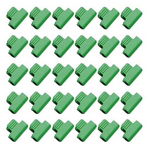 8mm Greenhouse Clamps Plant Clips, Film Row Cover Netting Tunnel Hoop Clip, Garden Hoops Clips, Pack van 30