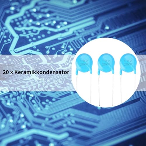 20st 20KV Keramische condensator, 1nF 0,001uF 1000pF 102 Hoge spanning Keramische condensatorkit, voor elektronische nauwkeurige instrumenten