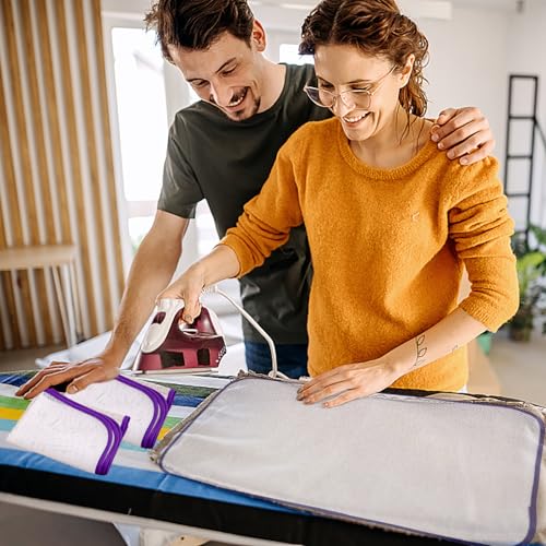 4 stuks hittebestendig Mesh strijkdoek, beschermende strijkdoek Tafelblad strijkkussen Mesh Stof Ijzeren Persdoek Bescherm Ijzer Delicate kleding Kleding Strijkijzer Ondersteuning (40x60cm) 4