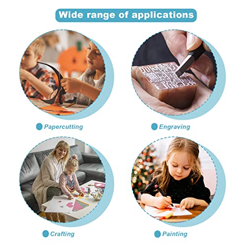 Craft Mat, A5 Cutting Mat (22 x 15 cm), Craft Mat, Cut Resistant met Steel Linear en Stitch voor Naaimatten, Mouse Pads, Snijmatten (One Side) 4