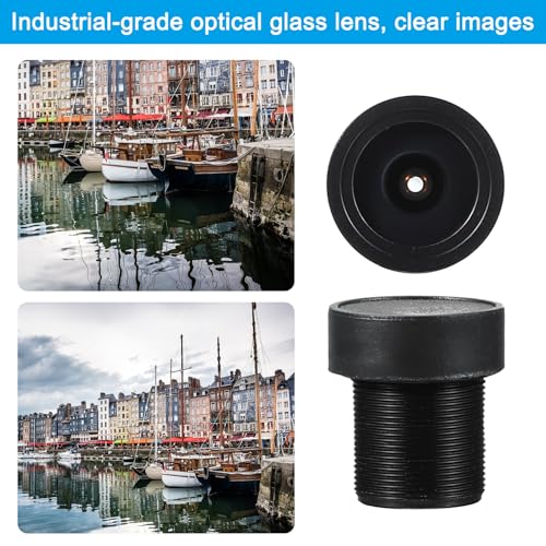 2.8mm CCTV Camera Lens, F1,8 FPV Beveiligingscamera lenzen 3MP 140°/112°/84° brede hoek lens M12 draad Dia voor IP-camera Panoramisch, 2st 4