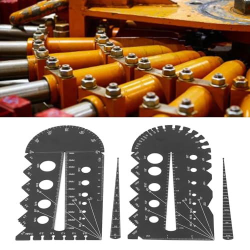 Wire Pitch Metrisch Imperial Multimeter Meetinstrument voor Mechanics 5