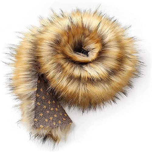 Faux Fur Band 7 cm x 100 cm Fluffy Fox Faux Faux Fur Border Decoratieve Band Plush Holiday Garland Naaien voor kostuums Ambacht Jassen