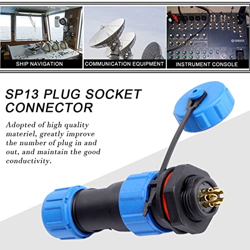 Prise Aviation Connector IP68 SP13 2pin / 3pin / 4pin / 5pin / 6pin / 7pin / 9pin(5pin) 3