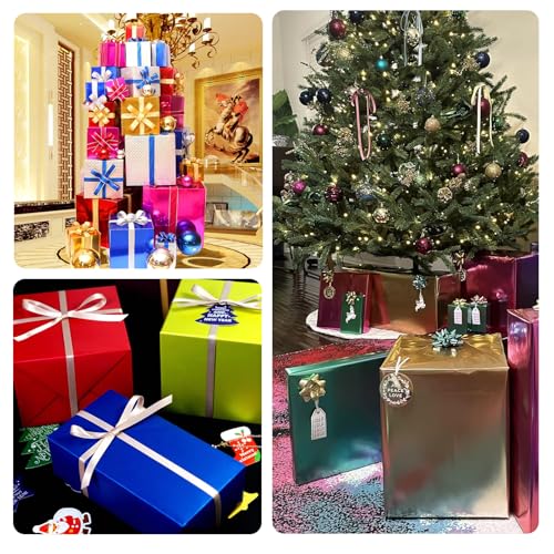 3M Metallic inpakpapier tissuepapier, mat cadeaupapier voor feest, bruiloft, verjaardag, afstuderen, cadeau, verpakking, inrichting, rood 4