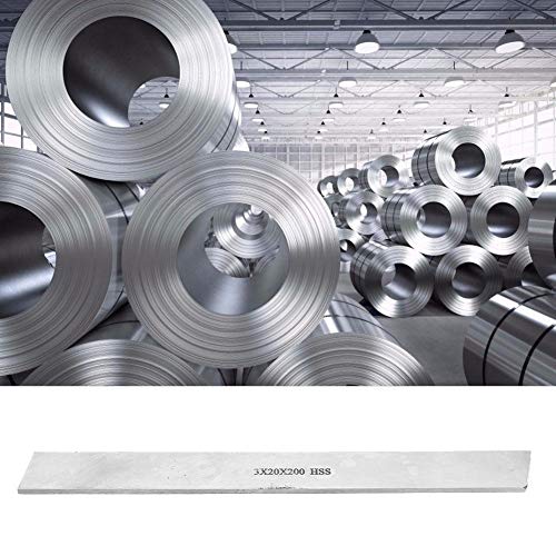 Hoge snelheid stalen draaibank draaien, draaibank Accessoires Draaibank Accessoires Draaigereedschap Vierkante White Steel Bar Strip Carving Tool 20MM (3 * 20 * 200mm) 3