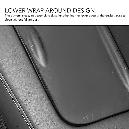 Draadloze Charger Panel beschermhoes voor auto, middenconsole Draadloze Charger Mat Siliconen Telefoonmat voor model Y (zwart) 4