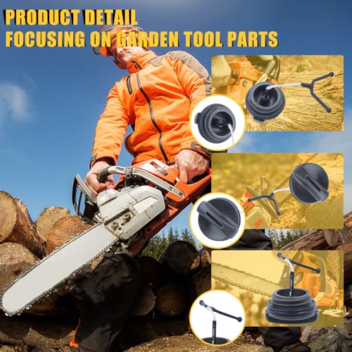 Brandstofgasolie Benzinetankkap Fit 435 440 445 450 E kettingzaag #544111201 5