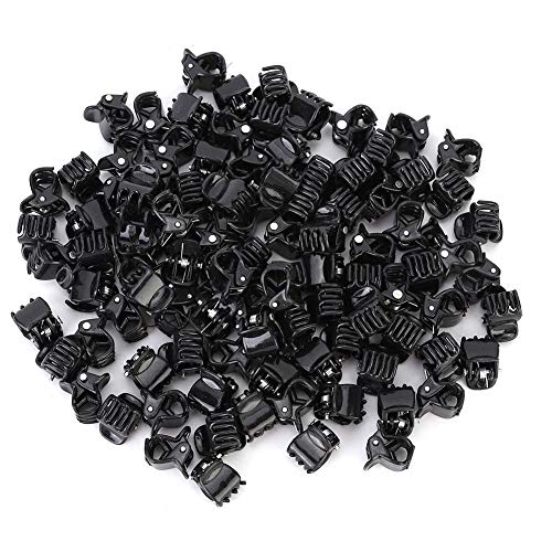 Kleine Klauw Clip voor Hair100PCS Zwarte kunststof Mini Clips Kleine claws Hair Clip Clamp Kleding Haar Accessoires
