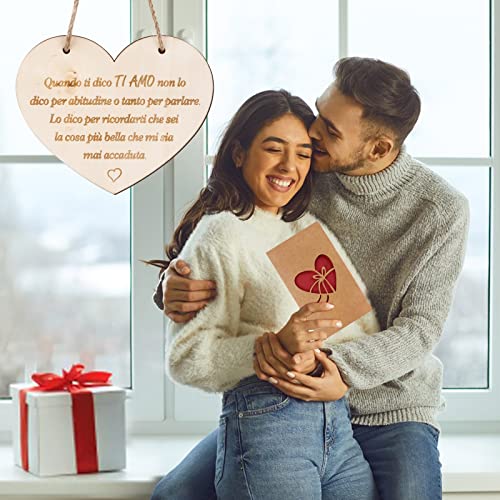 Houten sign liefde hart kaart teken geschenk voor meisjes vriendin decoratie bruiloft verjaardag kerstmis huis tekenen 5