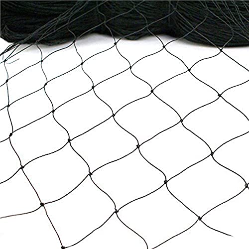 Vogelnet, Pond Net, 7 x 15 m, Geweven Net, Zwart, Robuust Net voor Tuin Planten Fruit Bloemen Groenten Hold Vogels Herten Dieren