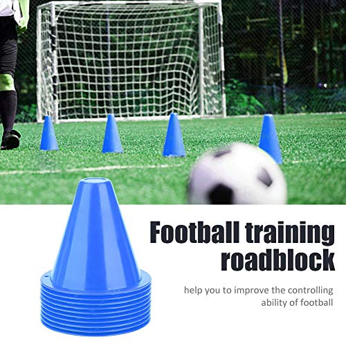 Marker Cone, Voetbal, Traffic Cone, Training Cone, 10 stuks, Voetbalkon, Voetbal, Sport, Training, Cone Marker, Plastic Marker Holder voor kinderen en volwassenen, Snelheid, Behendigheid