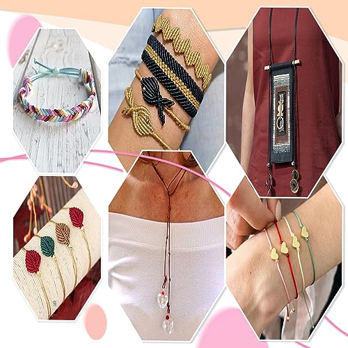 Waxed Cotton Cord voor sieraden 91,4 m x 1 mm, zwart 4