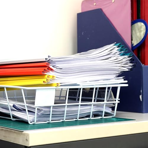 10 stuks Bindstangen, 15mm Bindstangen Slide Handvat 120 Sheets Capaciteit A4 Maatrapport Map Driehoek Presentatie Map voor Rapport Cover Hervatten, Paars 5