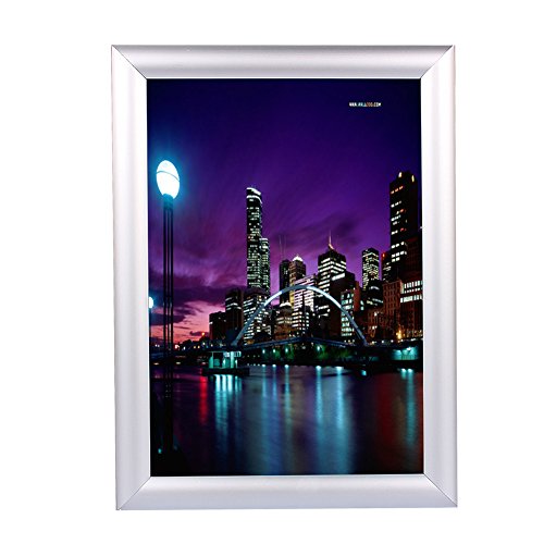 A4 Aluminium Snap Foto Frame met Anti-Glare PVC Hoes, Waterdicht, Posterhouder Clip Aluminium Frame A4 Foto Frame Beschikbare Wall Montage Opties