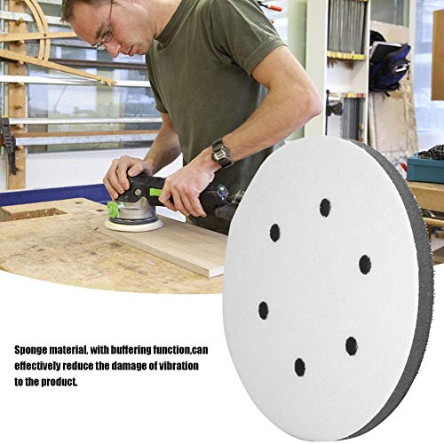 Tampon de Ponçage Souple, 150 mm Ponçage de Tampons d'Interface de Ponçage Doux Éponge Douce Diamètre 150 mm (6 hole) 5