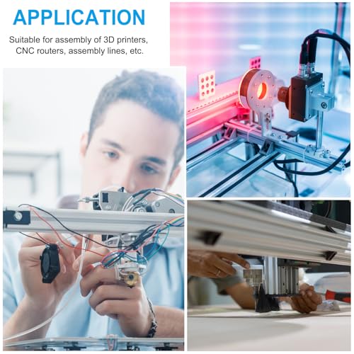 45 graden Hoekhaakjes, 2 Pack, 5,3 x 3,8 cm, Aluminium Extrusieprofiel Accessoires, Hoekhaakconnectoren voor 3060 serie (zwart) 5