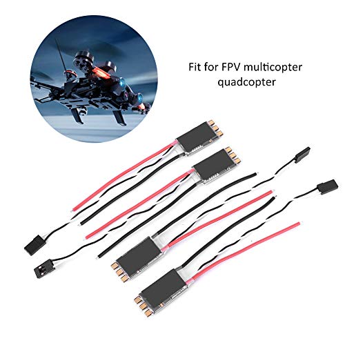 RC Borstelloze ESC, 30A-S 2-6S Borstelloze ESC Vervangingsdeel Geschikt voor Multicopter Quadcopter (zwart)