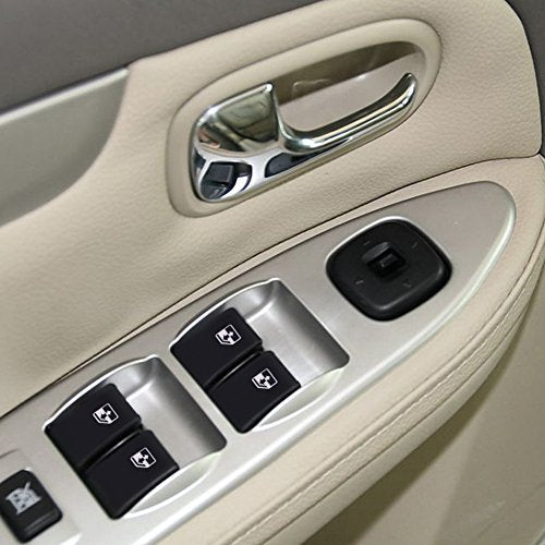 Window Master Switch Cover, Elektrische Window Switch Button Cover Cap Vervanging 4