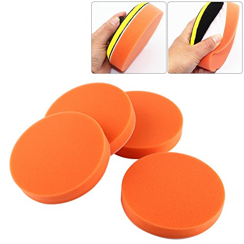 10st 6"(150mm) Inch Polijsten Pads/Buffing Sponge Was Voor Nettyer Auto Schuren Buffing Oranje 3
