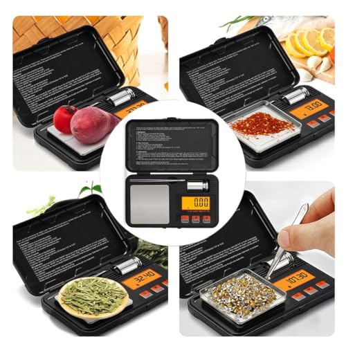 Digital Pocket Scale, 200g Precision Mini Jewelry Scale, Portable Small Gram Scale met LCD achtergrondverlichting, 0,01g Nauwkeurigheid, Geschikt voor Jewelry Food 5