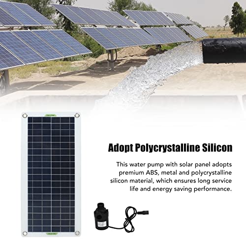 30W Zonnefonteinpomp Kit, Panel Waterpomp Polykristallijne Silicium 800L per uur voor RV Greenhouse Camping 5