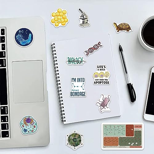 Biologische laboratorium sticker set stickers kinderen tieners 100st laboratorium waterdicht vinyl decals laptop skateboard koffer helm auto fiets mobiele telefoon motorfiets scrapbook 4