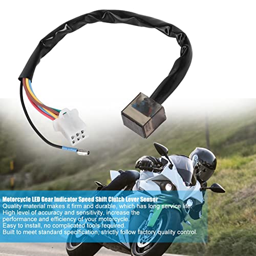 Motorfiets Digitale Gear Indicator, Universele LED Digitale Gear Indicator Snelheid Shift Clutch Lever Sensor Accessoire