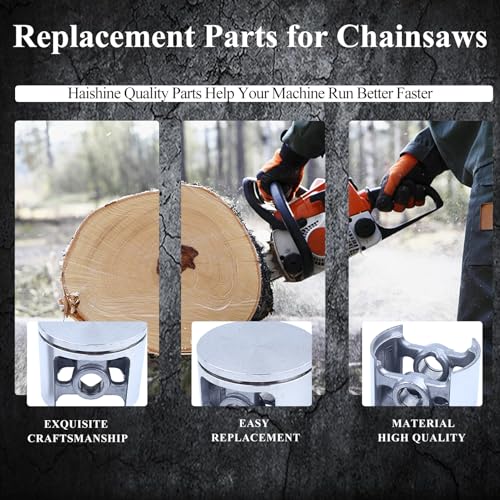 50mm Piston Ring Naaldlager & Complete Motor pakking set voor Husqvarna 266 268 Kettingzaagdelen 501 65 94 03/501 52 26-04 4