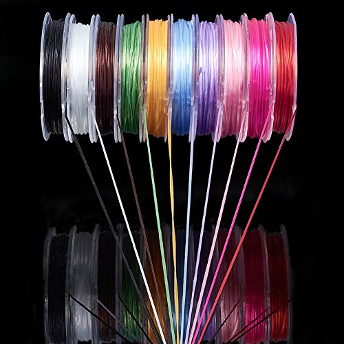 100 Yards 0.8mm Elastische String Stretchy Armband String Kleurrijke Crystal Stretch Bead Cord Kralen Sieraden Maken Crafting 5