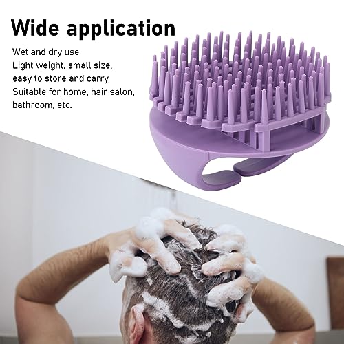 Hoofdhuismassageapparaat, shampooborstel, haarhoofdmassageapparaat voor kalmeert de hoofdhuis, lichtstress en vertert de bloedcirculatie 4