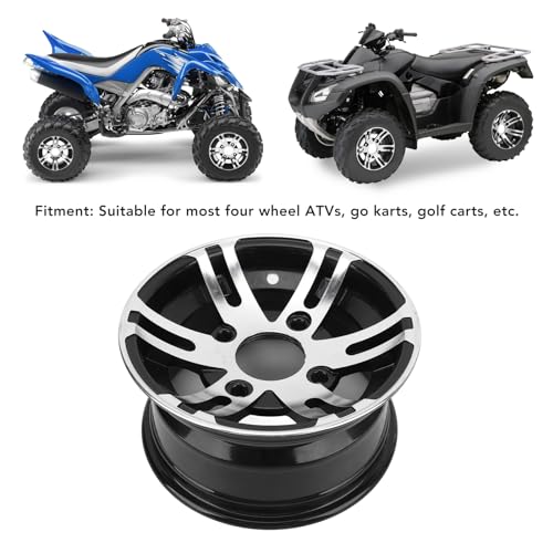 10 Inch ATV Rim, hoge sterkte aluminium legering ATV Rim, Universeel voor ATV's, Go karts, Quads (Front Wheel) 4