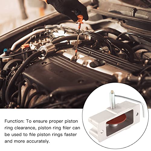 66785 Handmatig aluminium pistonringfilter, 120 gritkit met 66786 Schijven slijpen voor repareren