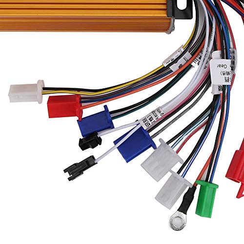 E-Bike Borstelloze Snelheid Motor Controller 12 Tube Drie-Mode Sinusoïde voor elektrische Scooter 48V 60V 64V 72V 1000W-1500W Fietsborstelloze controller Kit 3