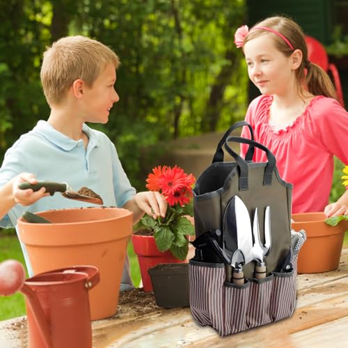 Tuinschorten 45 x 55 cm Tuingereedschap Bergzak met 8 Compartiments, 38 x 25 x 9 cm, Tuintas voor binnen en buiten gebruik (geen gereedschap) 5