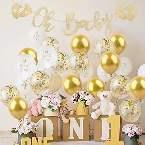 Pack of 13 Party Decoration Baby Garland, Rose Gold Decoratieve ballonnen Decoratie voor feest, Baby Douche, Verjaardag, Baby Doop, Communie, Baby Douche 5