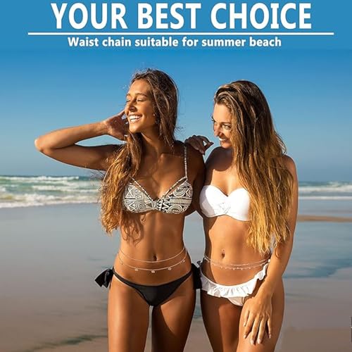 Taille ketting Silver Sequin Belly ketting Multilayer Perzik hart Belly ketting Stapelbaar Boheemse waist ketting Silver voor vrienden geliefden of jezelf, NO,, niet-precious metaal, geen 5