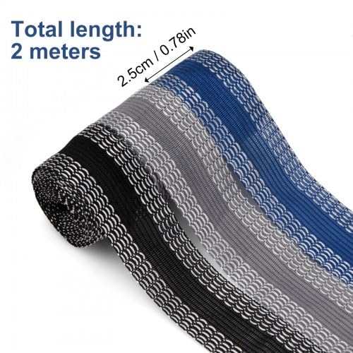 Set van 3 Fabric Tape, Melting Tape, Fabric Hem, Pants Hem, Polyester Band voor Hem, 2m zoom voor Jeans rokjes