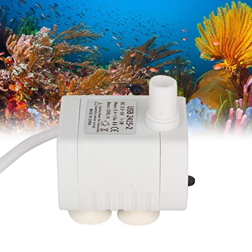 Qcwwy ultralichte dompelpomp Thermoplastische dompelpomp met drijvende switch aangesloten Mini USB Pomp voor Aquarium 4